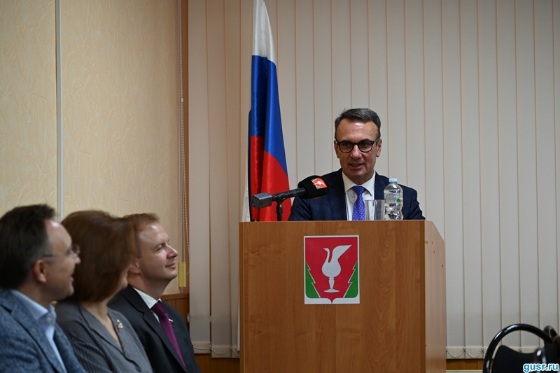 Алексей Кабенкин назначен первым главой Гусь-Хрустального муниципального округа.