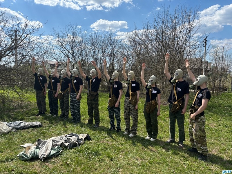 Юные патриоты Гусь-Хрустального округа приняли участие в военно-патриотической игре «Зарница 2.0».